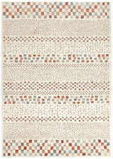 Oxford Mayfair Squares Bone Rug
