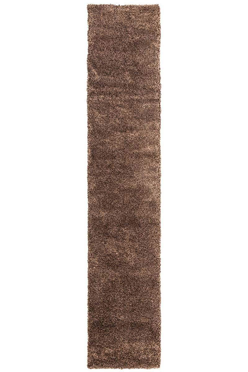 Pandora Collection Thick Soft Polar Brown Shag Rug