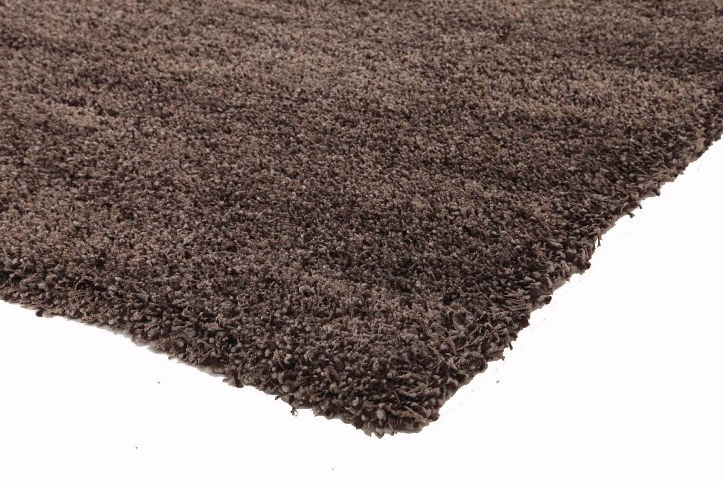 Pandora Collection Thick Soft Polar Brown Shag Rug