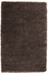 Pandora Collection Thick Soft Polar Brown Shag Rug