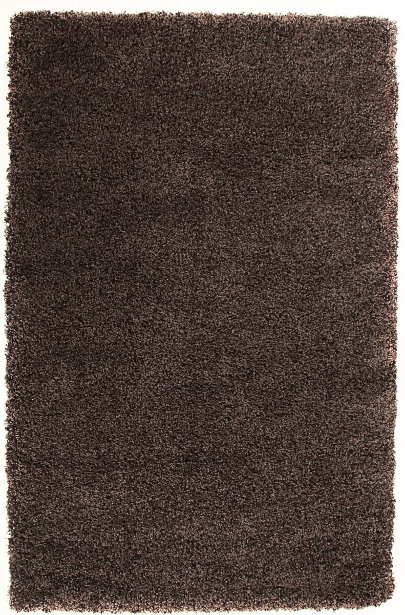 Pandora Collection Thick Soft Polar Brown Shag Rug