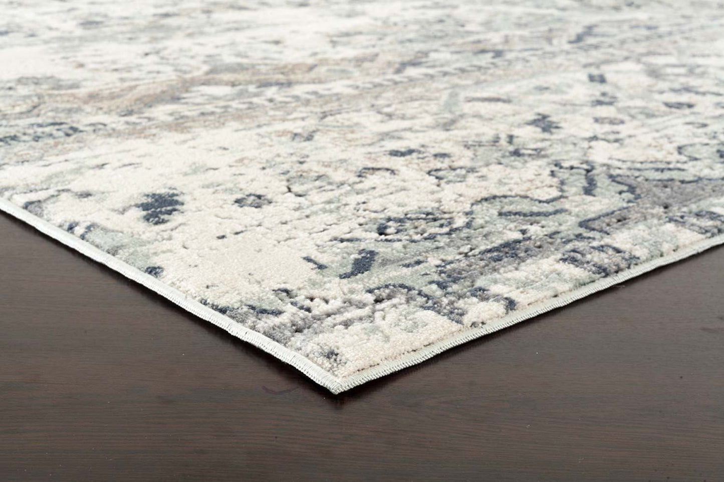 Providence Esquire Segments Traditional Blue Rug