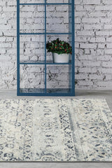 Providence Esquire Segments Traditional Blue Rug