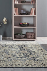 Providence Esquire Balance Traditional Blue Rug