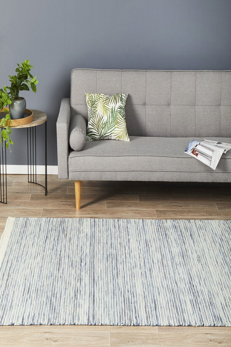 Skandinavian 310 Blue Rug
