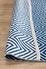 Spirit Chevron Navy Rug
