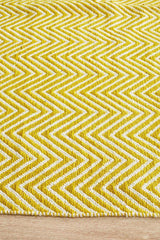 Spirit Chevron Yellow Rug