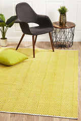 Spirit Chevron Yellow Rug