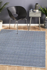 Spirit Diamond Navy Rug