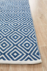 Spirit Diamond Navy Rug
