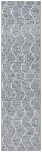 Rug Culture Terrace 5501 Blue Runner Rug