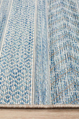 Rug Culture Terrace 5505 Blue Runner Rug