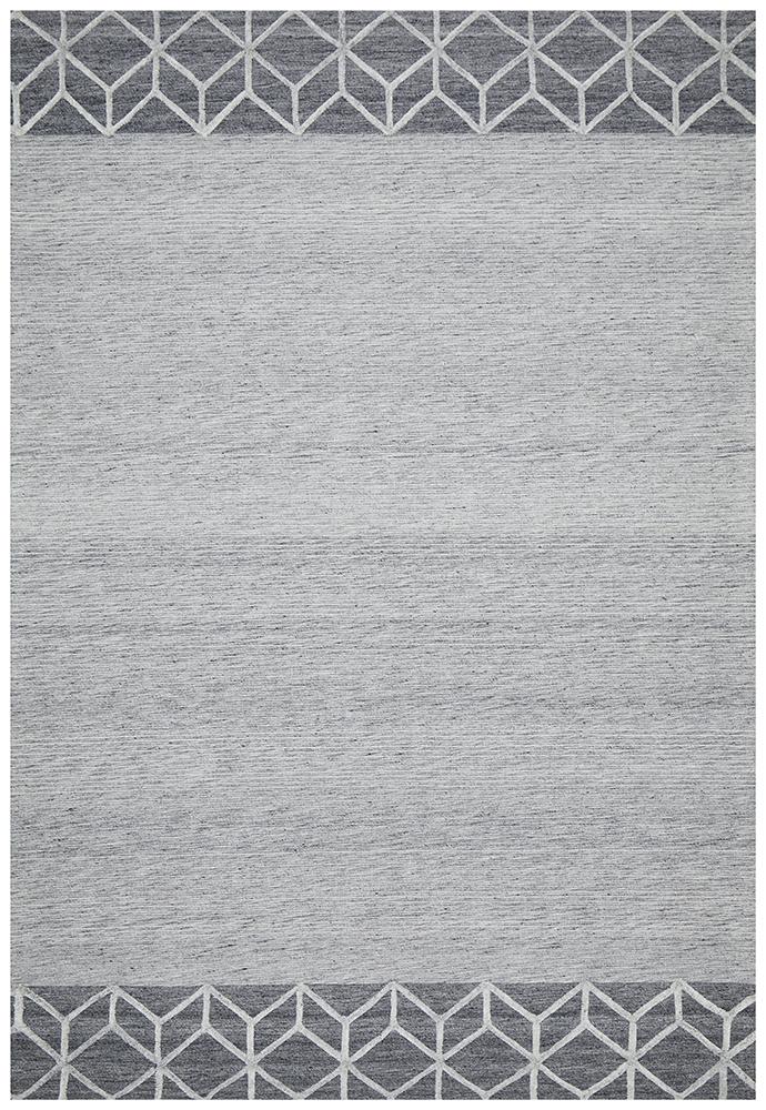 Visions Winter Grey Pulse Modern Rug